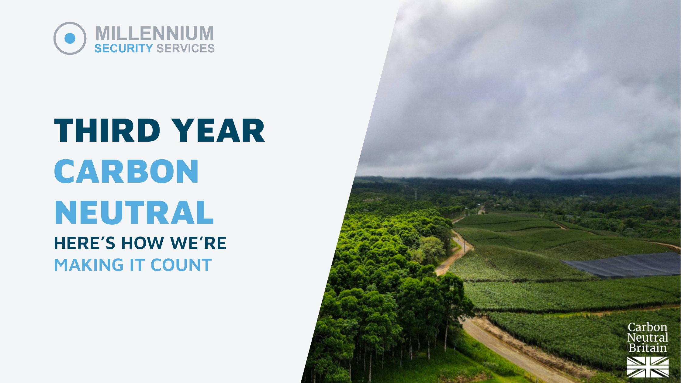 Millennium Security Marks Third Year Carbon Neutral — Here’s How We’re Making It Count