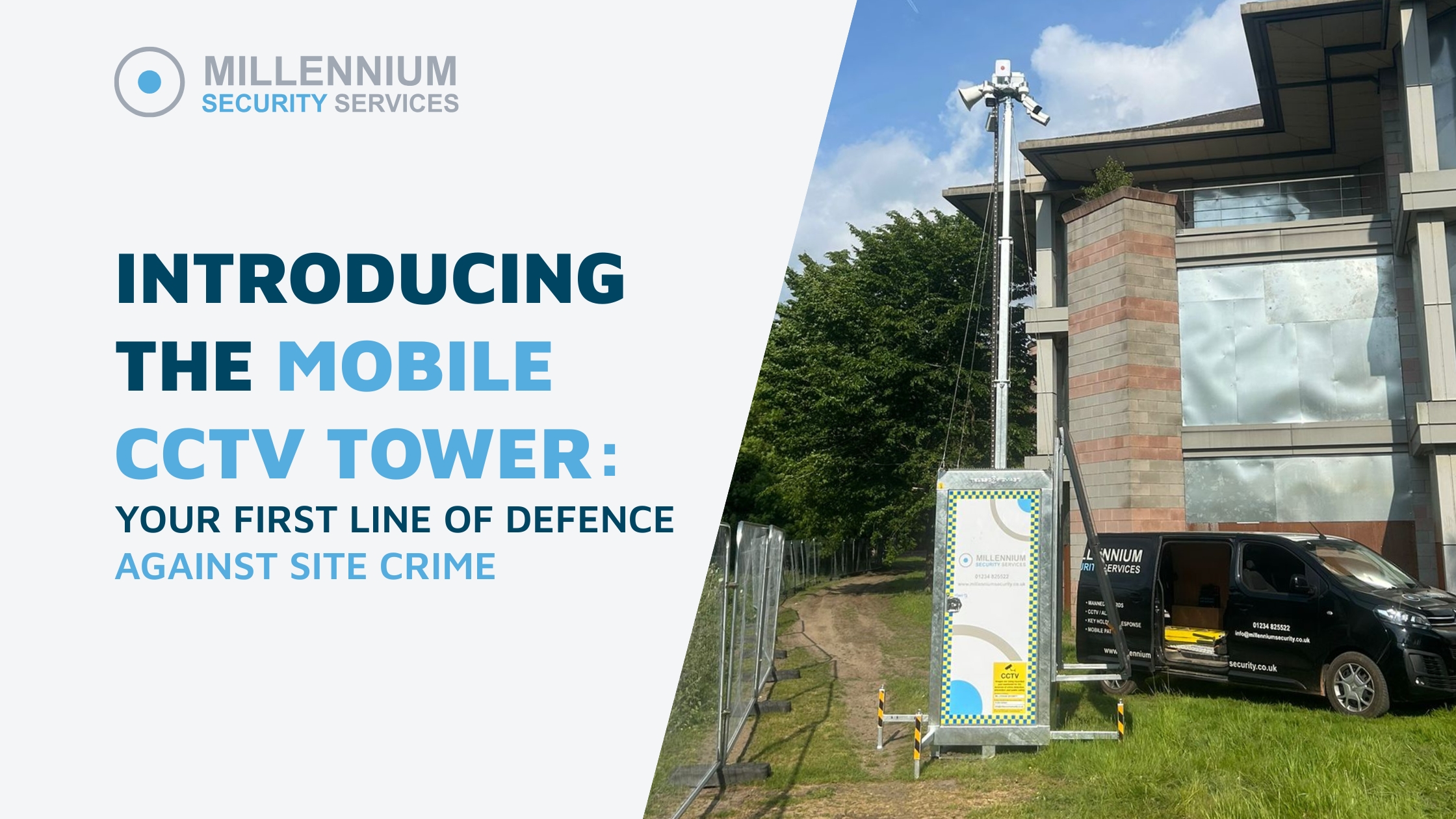 Introducing the Mobile CCTV Tower: Your First Line of Defence Against Site Crime