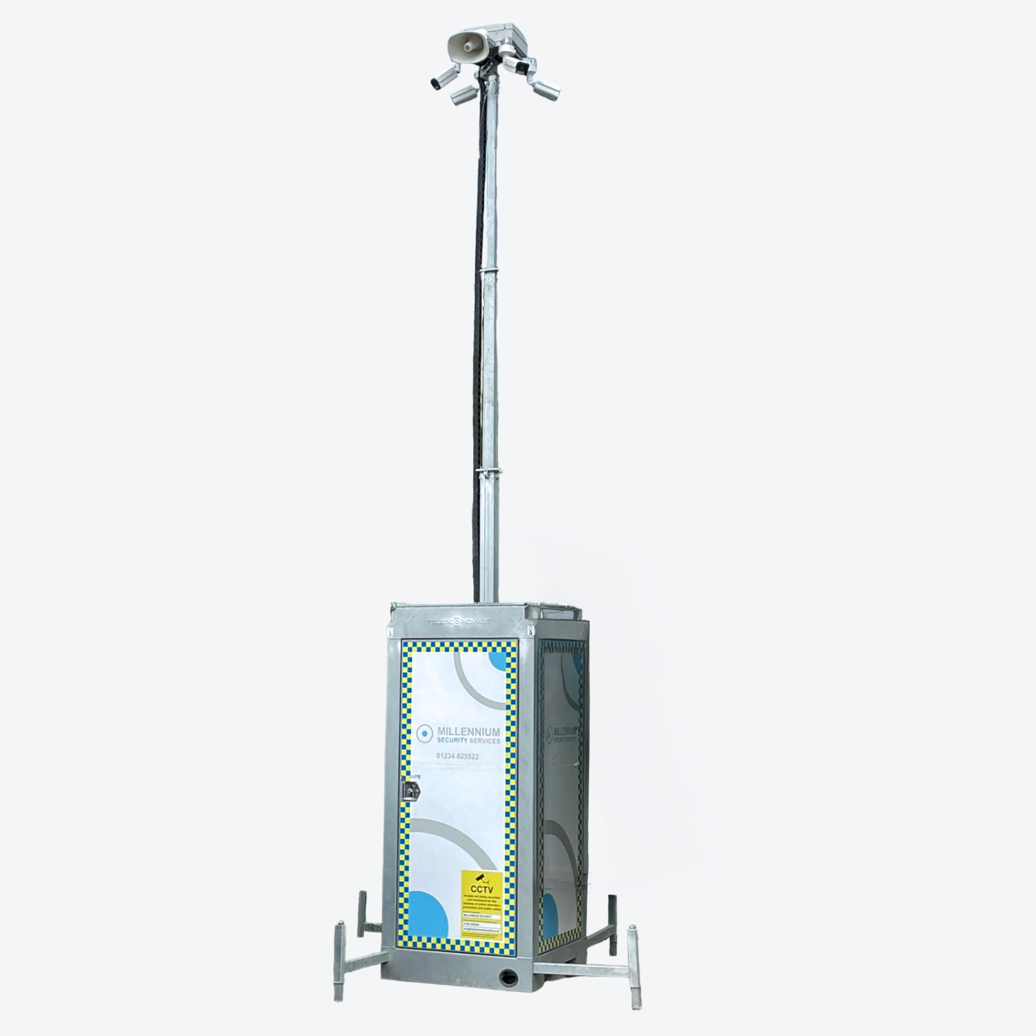 Mains Powered CCTV Tower